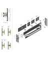 Profilé en aluminium BACK10 A/UX 1m - Anodisé