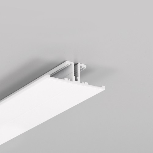Profilé aluminium 1m BACK10 A/UX - Blanc laqué