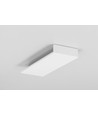 Profilé aluminium 1m BACK10 A/UX - Blanc laqué