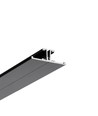 Profilé en aluminium BACK10 A/UX 2m - Laqué noir