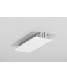 Profilé aluminium 2m BACK10 A/UX - Blanc laqué