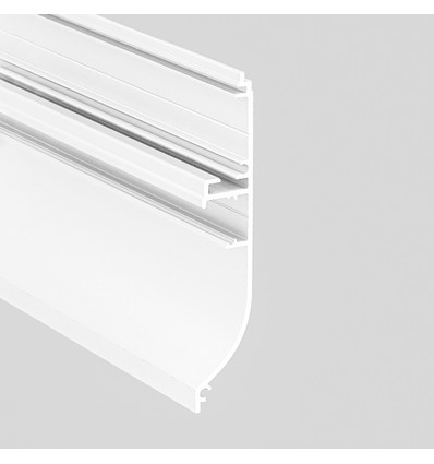 Profilé en aluminium 2m SKIRT10 AC2/Q9 - Blanc laqué