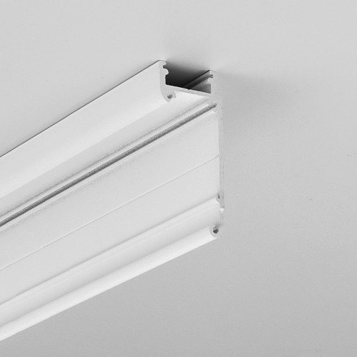 Profilé en aluminium WALLE12 BCD 2m - Blanc laqué