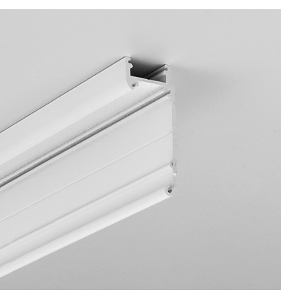 Profilé en aluminium WALLE12 BCD 2m - Blanc laqué