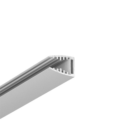 Profilé en aluminium 2m MIKRO10 + profilé de montage 2m MIKRO10 - Anodisé
