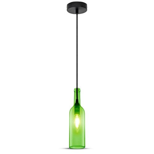 Suspension bouteille V-Tac - Vert, E14