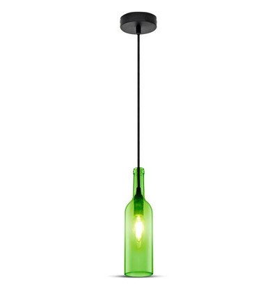 Suspension bouteille V-Tac - Vert, E14