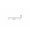 Couvercle 2m E SLIDE - Blanc laiteux