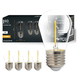 Lot de 5 ampoules LED E27 1W - ST14, filament COB