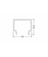 Couvercle 2m E7 CLICK - Blanc laiteux