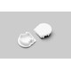 1 pièce Embout UNI12 D - Blanc