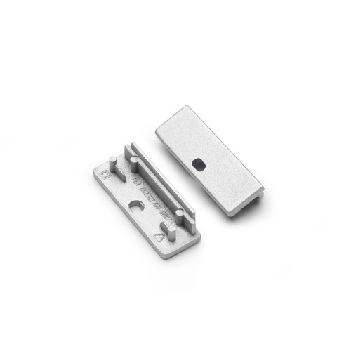 1 pièce Embout WIDE24 - Avec trou, couleur argentée