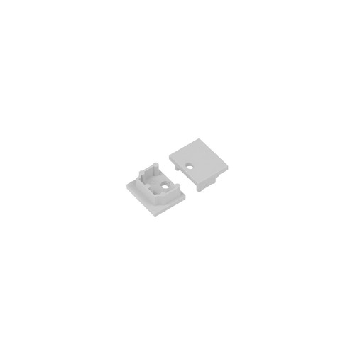 1 pièce Embout PLANE14 - Avec trou, gris