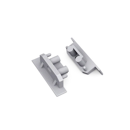 1 pc. Embout GROOVE10 GEN2 SQ - Avec trou, couleur argentée