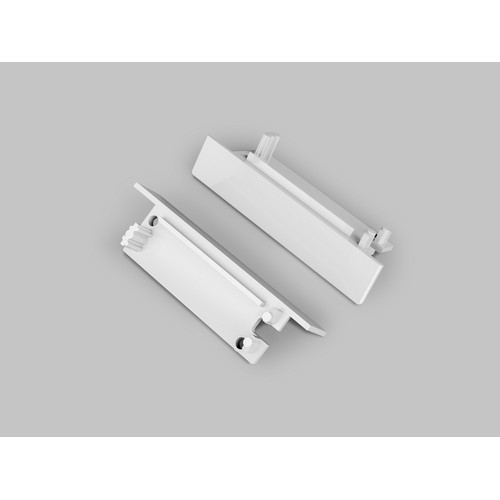 1 pièce Embout FLAT8 - Avec trou, blanc