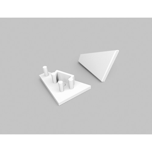 1 pièce Embout CORNER10 GEN2 - Blanc