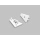 1 pc. Embout CORNER10 GEN2 - Avec trou, blanc