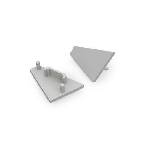 1 pièce Embout CORNER14 GEN2 - Gris