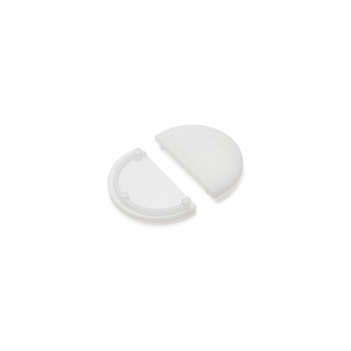 1 pièce Embout D9 - Blanc laiteux