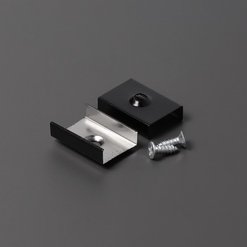 1 pc. Support de montage S - Affleurant, laqué noir