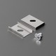 1 pièce Support de montage en U - Acier inoxydable