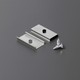1 pc. Support de montage U1 - Acier inoxydable