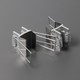 1 pc. Support de montage U4 - Ressort, acier inoxydable