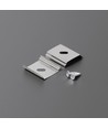 1 pc. Support de montage U5 - Affleurant, acier inoxydable