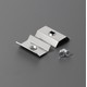 1 pc. Support de montage U6 - Affleurant, acier inoxydable
