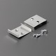 1 pc. Support de montage en W - Affleurant, acier inoxydable