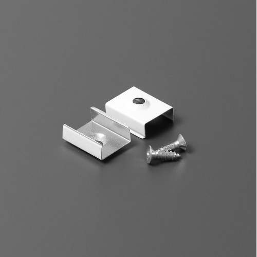 1 pc. Support de montage en Z - Affleurant, laqué blanc