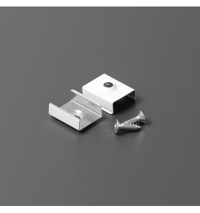 1 pc. Support de montage en Z - Affleurant, laqué blanc