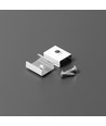 1 pc. Support de montage en Z - Affleurant, laqué blanc