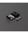 1 pc. Support de montage en Z - Affleurant, noir