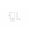 1 pc. Support magnétique M01 - 10x14x1,5 mm