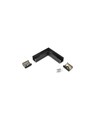 Connecteur de profil SMART10 90° - Anodisé noir