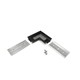 Connecteur de profil GROOVE14 90° - Anodisé noir
