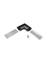 Connecteur de profil GROOVE14 90° - Anodisé noir