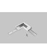Connecteur de profil CORNER10 90° - Blanc laqué