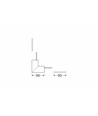 Connecteur de profil LINEA20 90° - haut / bas, laqué blanc
