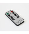 Set de 3 bougies LED sous verre fumé Ø7,5cm, effet flamme - Avec télécommande et minuterie, 10/12,5/15cm de haut, véritable cire