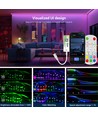 Contrôleur RGBIC 3 broches avec télécommande - Bluetooth, sans fil RF