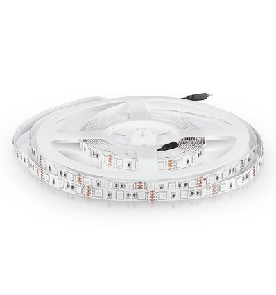 Ruban LED 5m 11W/m rouge/vert/bleu/jaune - 60 LED/m, couleur au choix