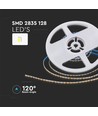 5m 9W/m ruban LED, 128 LED/m - 24V, IP20, 4000K, 1150lm/m