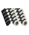 10 pcs. spots encastrés Inno88 - Incl. 6W RA97 GU10, blanc mat, IP44, approuvé pour isolation