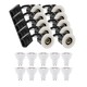 10 pcs. spots encastrés Inno88 - Incl. 6W RA97 GU10, blanc mat, IP44, approuvé pour isolation