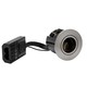 Spot encastrable GU10 Inno88 - Alu brossé, IP44, certifié pour installation en isolation