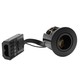 Spot encastrable LEDlife Inno88 - GU10, Noir, IP44, approuvé pour isolation