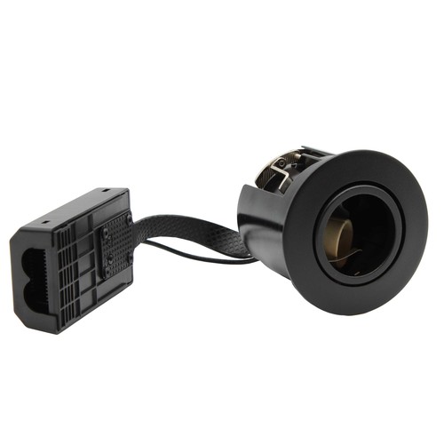 Spot encastrable LEDlife Inno88 - GU10, Noir, IP44, approuvé pour isolation