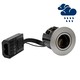 Spot encastrable GU10 Inno88 Extérieur - Acier brossé inoxydable, IP44, certifié pour installation dans l